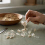 Hand measuring supplement powder and capsule sizes