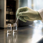 Isotope tracer samples in a research laboratory