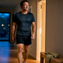 Runner walking gently after an evening run