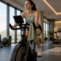 Runner doing gentle cycling after race