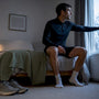 Runner waking after fragmented sleep