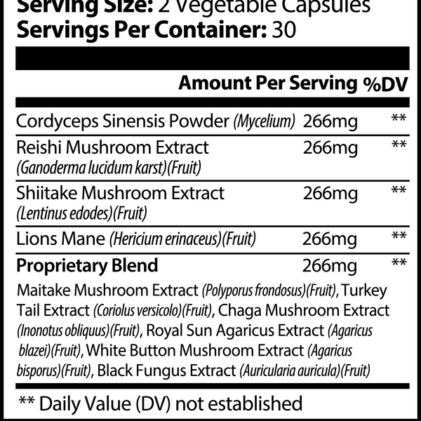 Mushroom Complex 10 X